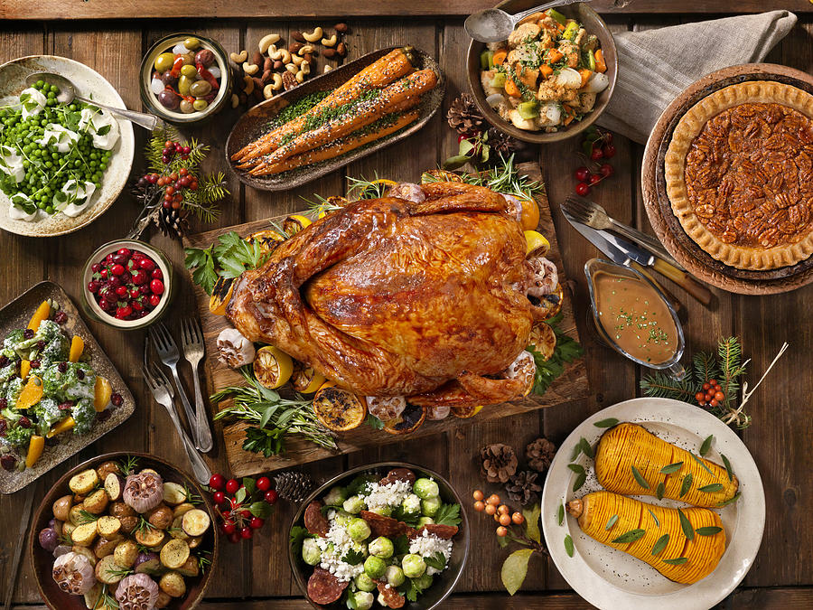 Holiday Turkey Dinner Photograph by LauriPatterson