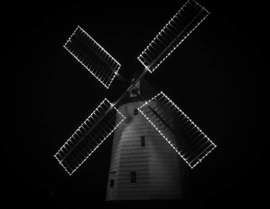 Montauk Photograph - Holiday Windmill by Linda C Johnson Montauk Photograph - Holiday Windmill by Linda C Johnson