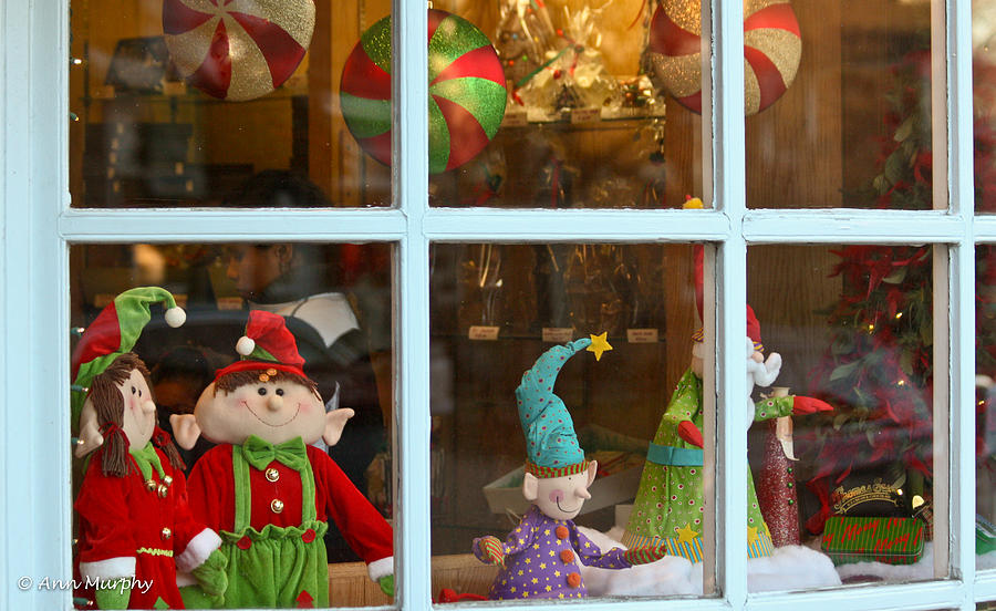 Holiday Window Photograph by Ann Murphy