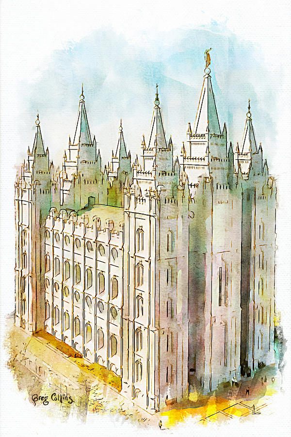 Castle Painting - Holiness to the Lord by Greg Collins