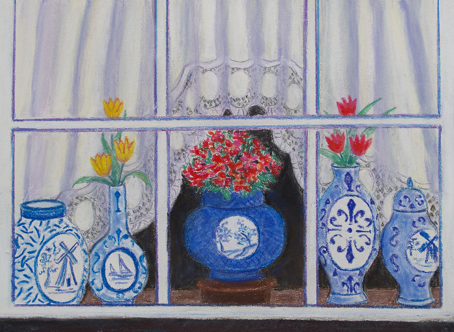 Holland Window Pastel by Patricia Beebe