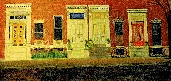 Hollins Square Painting by G Cuffia