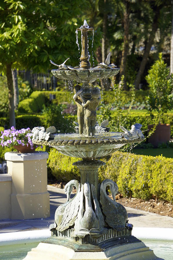 Hollis Fountain Photograph by Laurie Perry