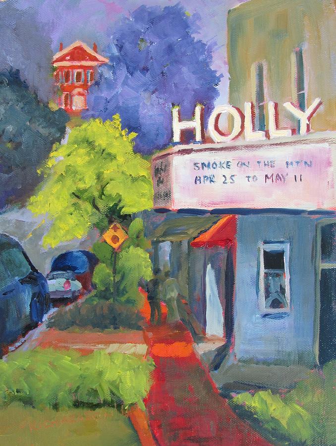 Holly Theatre Painting by Susan Richardson