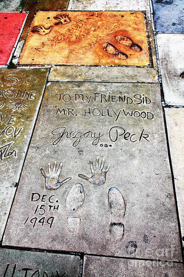Hollywood Chinese Theatre Gregory Peck 5D28992 Photograph by Wingsdomain Art and Photography
