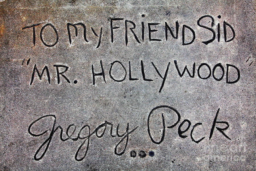 Hollywood Chinese Theatre Gregory Peck 5D28993 Photograph by Wingsdomain Art and Photography