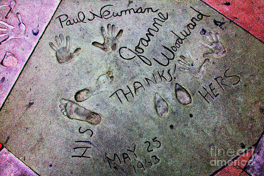 Hollywood Chinese Theatre Paul Newman 5D29049 Photograph by Wingsdomain Art and Photography