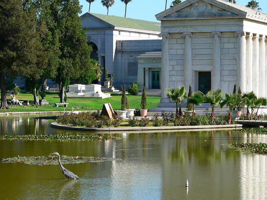 Hollywood Forever Cemetery and Mausoleum Photograph by Jeff Lowe