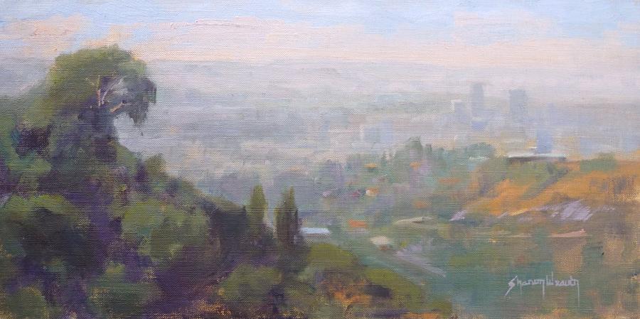 Hollywood Painting - Hollywood Hills by Sharon Weaver