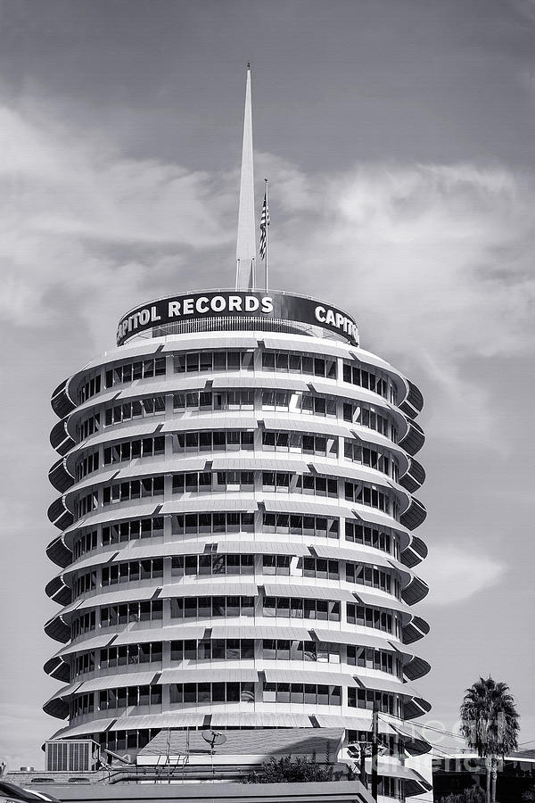 Hollywood Landmarks - Capitol Records Photograph by Art Block Collections
