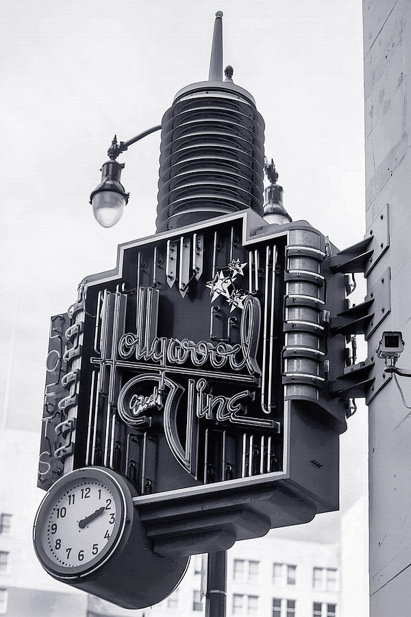 Hollywood Landmarks - Hollywood and Vine Sign Photograph by Art Block Collections