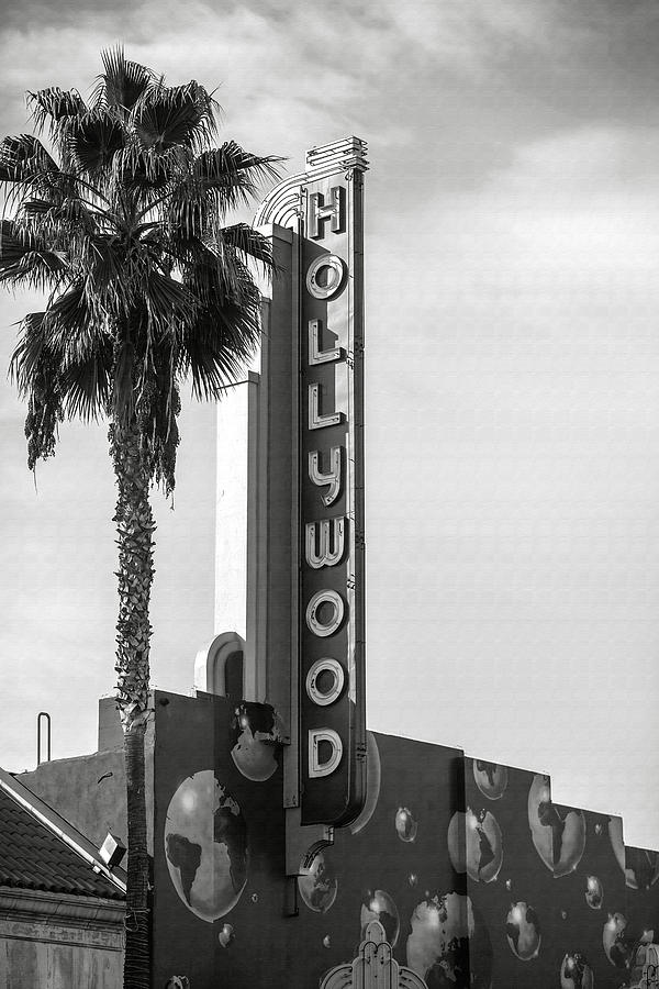 Hollywood Landmarks - Hollywood Theater Photograph by Art Block Collections
