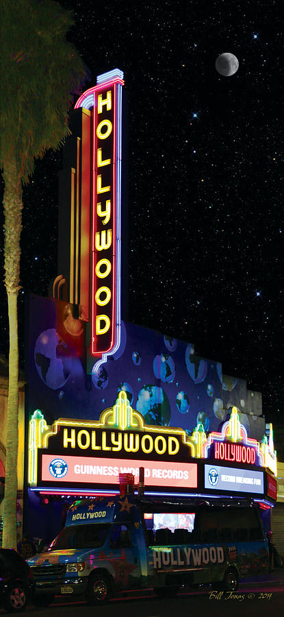 Hollywood Marquee Photograph by Bill Jonas