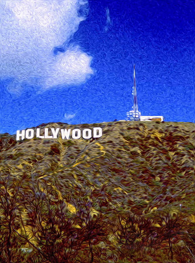 Hollywood Sign Ver. - 2 Photograph by Larry Mulvehill