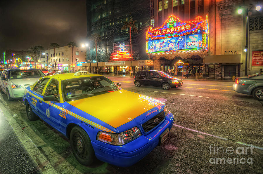 Hollywood Taxi Photograph by Yhun Suarez