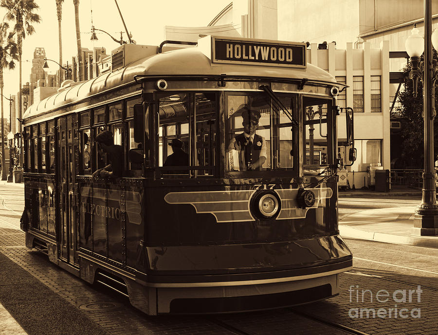 Hollywood Trolley Photograph