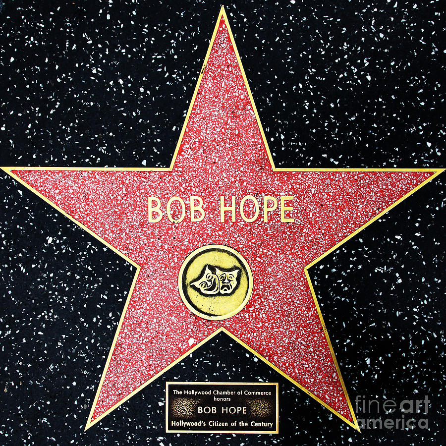 Hollywood Walk of Fame Bob Hope 5D28954 Photograph by Wingsdomain Art and Photography