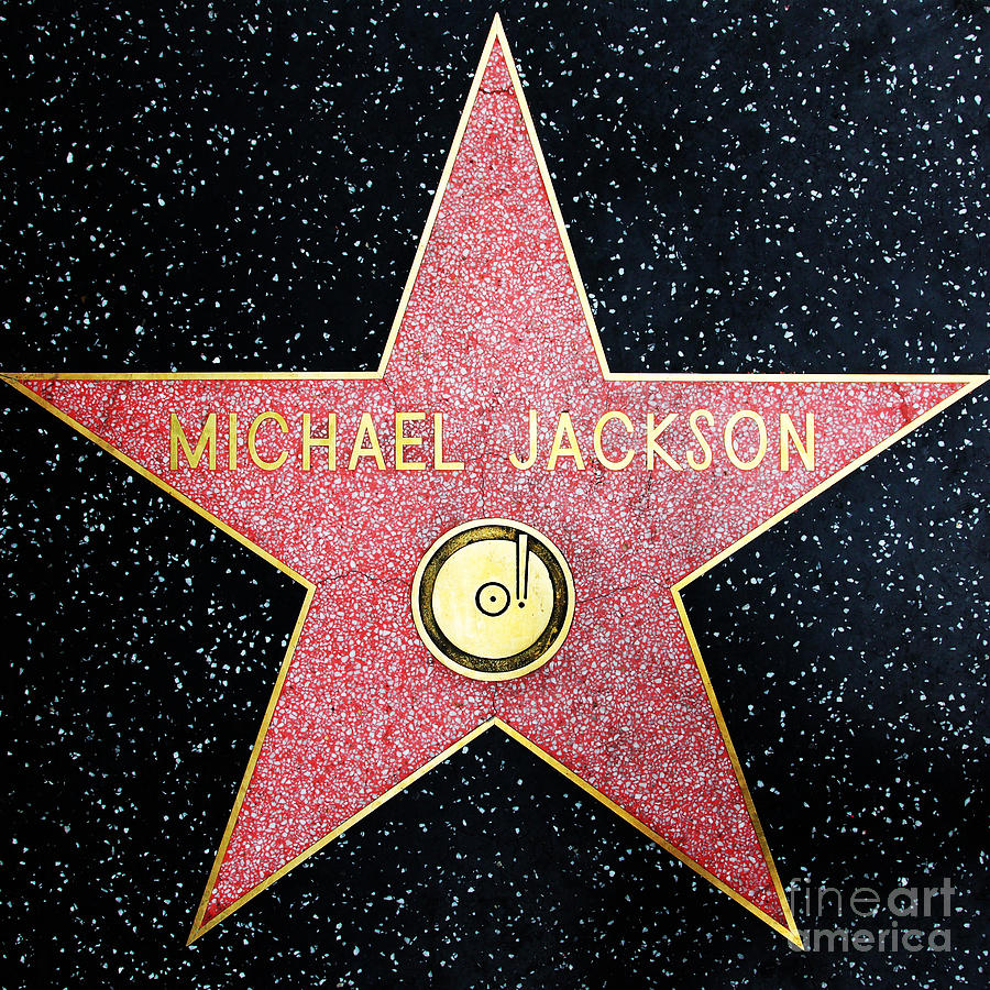 Michael Jackson Photograph - Hollywood Walk of Fame Michael Jackson 5D28974 by Wingsdomain Art and Photography