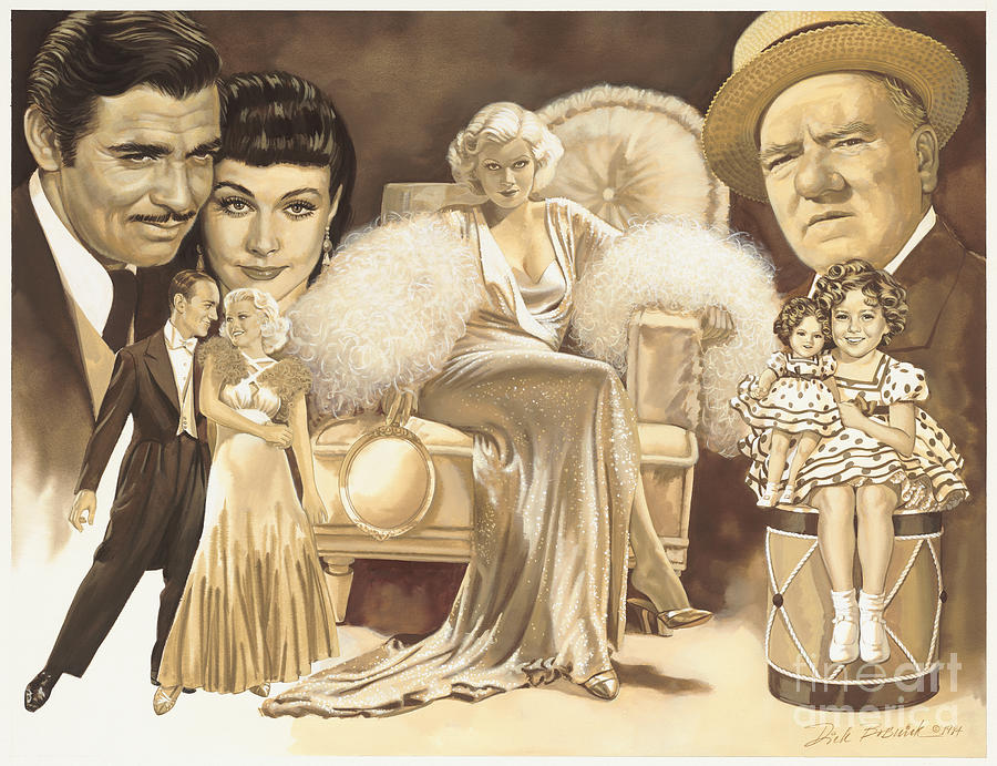 Hollywoods Golden Era Painting by Dick Bobnick Pixels