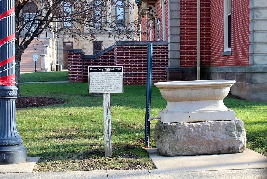 Holmes County Watering Trough Photograph