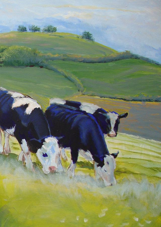 Holstein Friesian Cows Painting