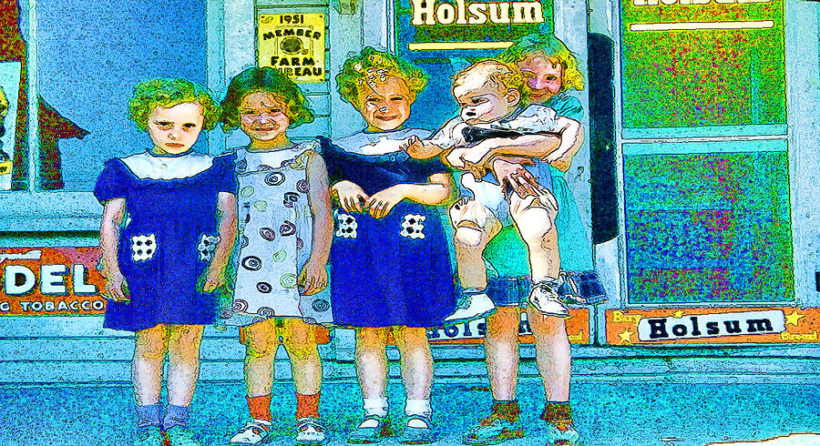 Holsum Bread Children Photograph by Cathy Anderson