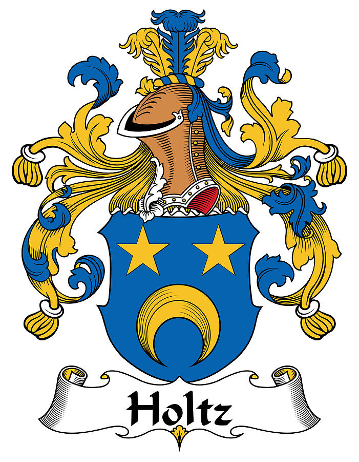 Holtz Coat Of Arms German Digital Art By Heraldry - Fine Art America