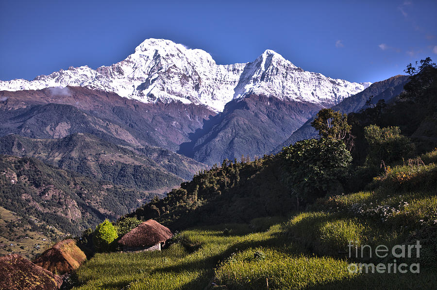 Holy Annapurna South Photo By Artmif HDR Photograph by Raimond Klavins
