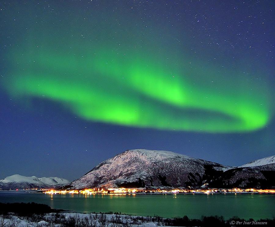 Winter Photograph - holy Aurora by Per Ivar Hanssen