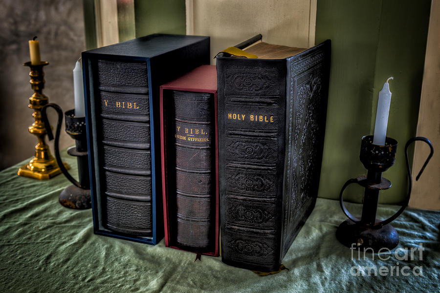 Book Photograph - Holy Bibles by Adrian Evans
