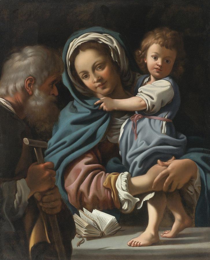 Holy Family Painting - Holy Family by Celestial Images