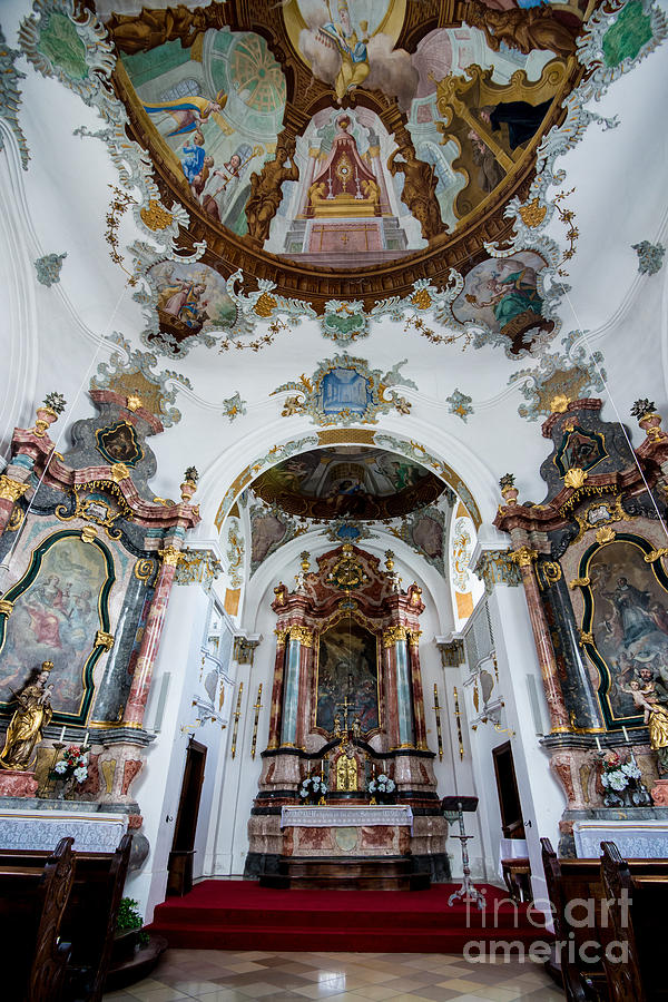 Holy Ghost Hospital Church - Fussen - Germany Photograph by Gary Whitton
