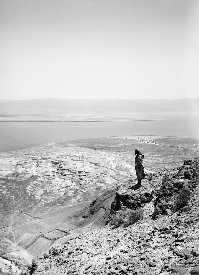 Holy Land Dead Sea, C1910 Photograph by Granger