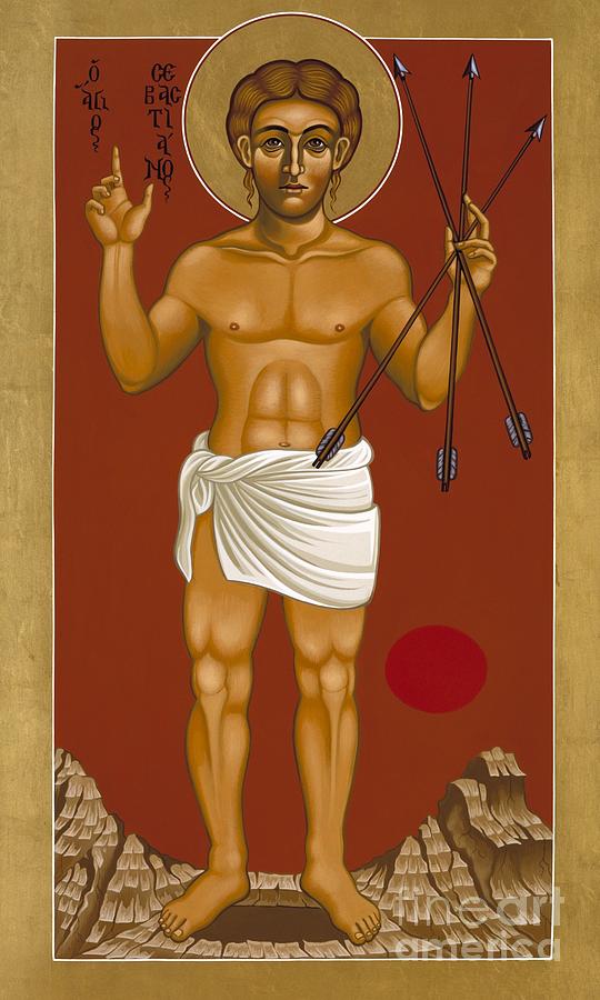 Holy Martyr St. Sebastian 032 Painting by William Hart McNichols