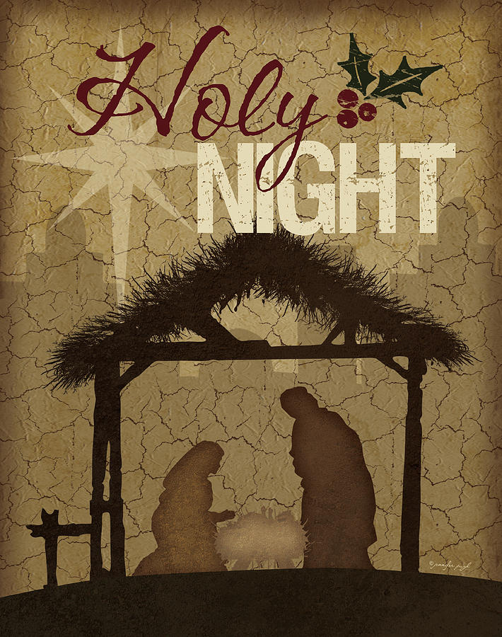 Holy Night Nativity Painting by Jennifer Pugh - Fine Art America