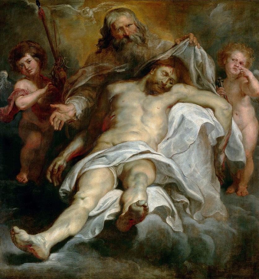 Holy Trinity Painting by Peter Paul Rubens