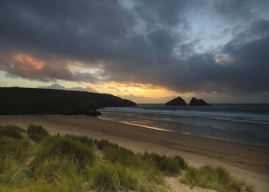 Holywell bay newquay cornwall Photograph by Chris Smith