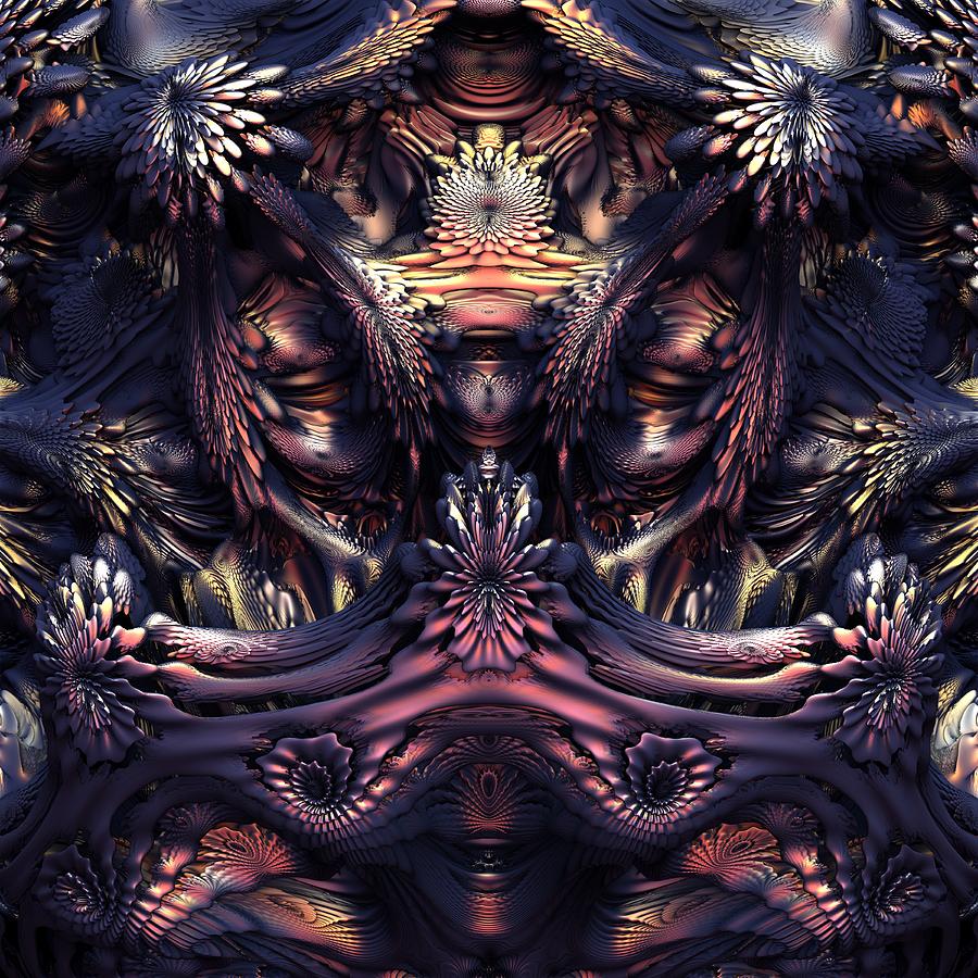 Homage to Giger Digital Art by Lyle Hatch