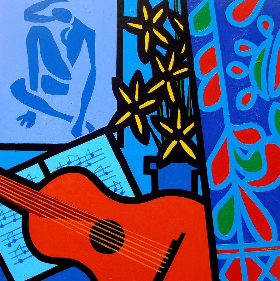 Music Painting - Homage To Matisse I  by John Nolan