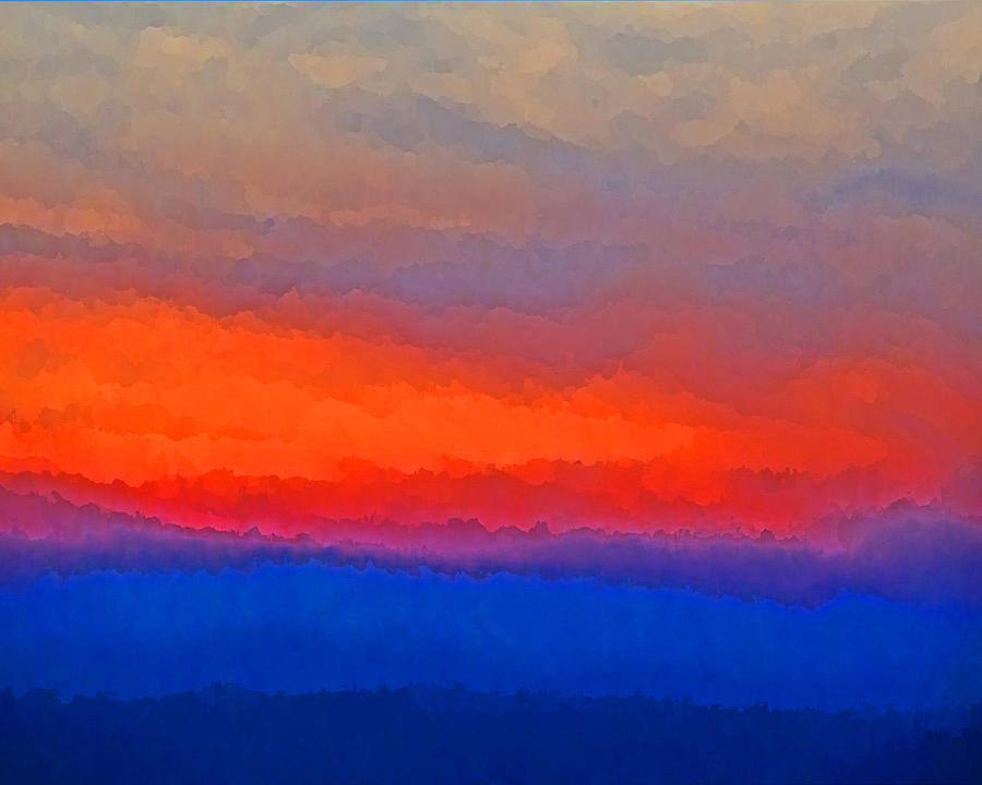 Nature Photograph - Homage to Rothko by Ellen Stockdale Wolfe