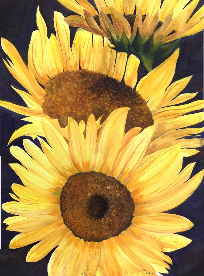 Homage to the Sun Painting by Terri  Meyer