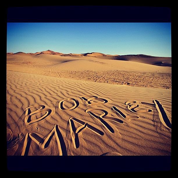 Homage To Uncle Bob In The Sahara Desert Photograph by Devaughn Hughson