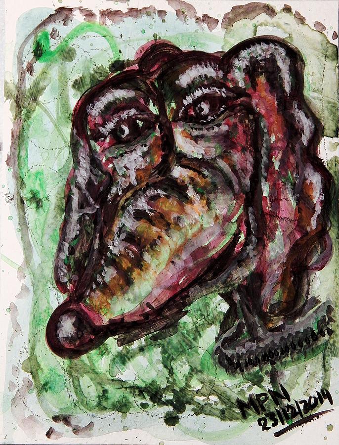 Dachshound Painting - Homage to XCalibur - A Fine Dachshound by Mimulux patricia No Dachshound Painting - Homage to XCalibur - A Fine Dachshound by Mimulux patricia No