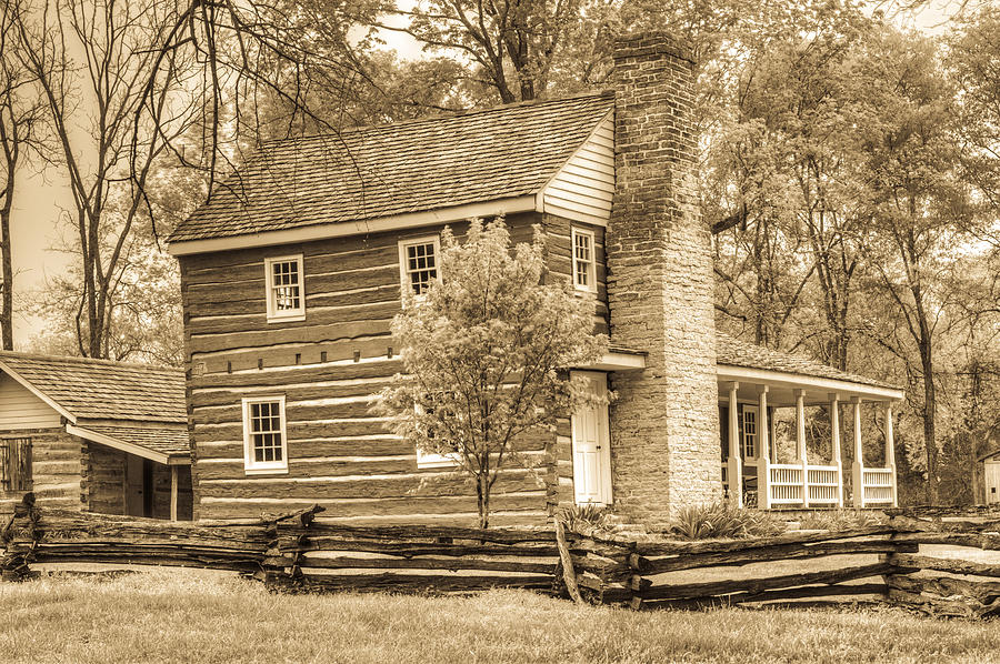 Home 1800s In Sepia Photograph By Douglas Barnett Pixels   Home 1800s In Sepia Douglas Barnett 