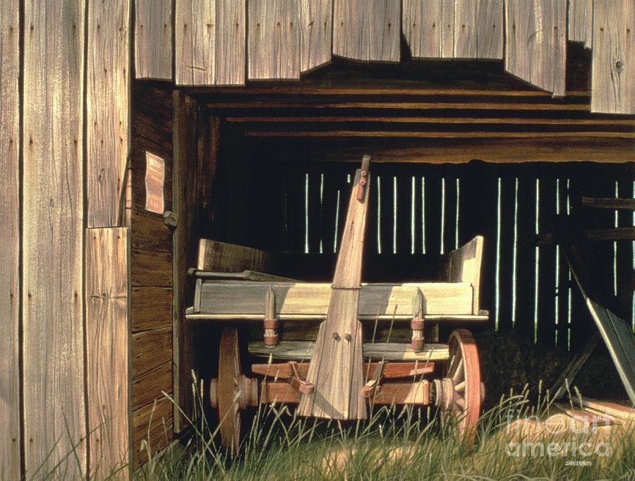 Misners Wagon Painting by Michael Swanson