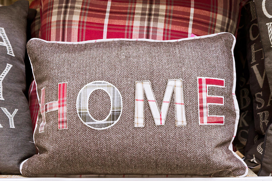 Vintage Photograph - Home cushion by Tom Gowanlock