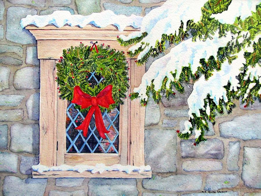 Home for the Holidays Painting by Mary Ellen Mueller Legault