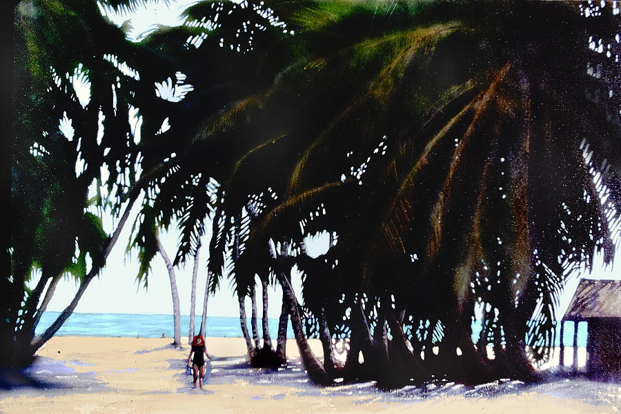 Home from the Beach Painting by David Zimmerman
