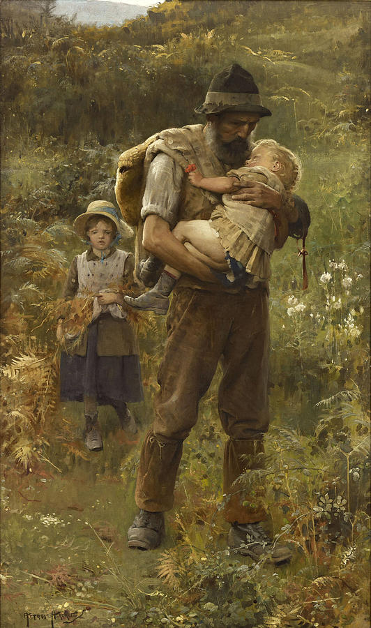 Home From The Fields Digital Art by Arthur Hacker - Fine Art America