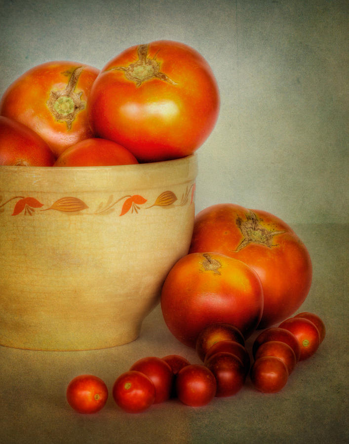 Home Grown Tomatoes Photograph by David and Carol Kelly - Fine Art America
